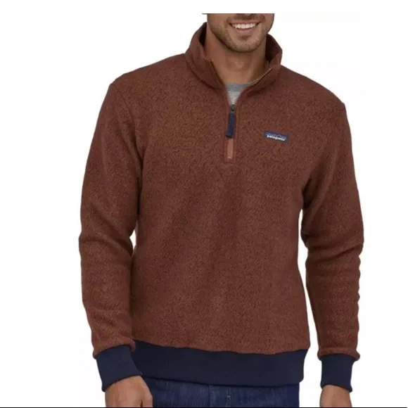 Patagonia men’s fleece quarter zip pullover sweater